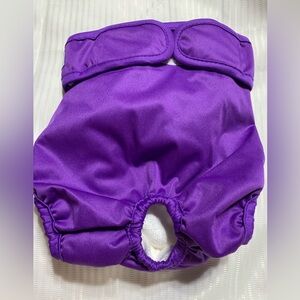 Teamoy  Washable Female Dog Diaper, Reusable Doggie Diaper. SZ LG. Purple NOWT